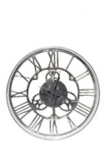 Zegar SIGN śr. 46 cm niklowany
